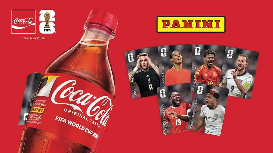 Figurinhas Coca-Cola × Panini Copa 2026
