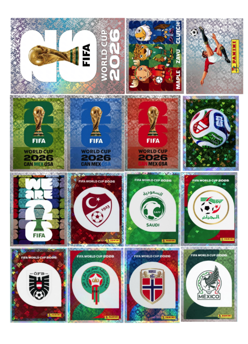 Mostruário Cromas Douradas - Copa 2026